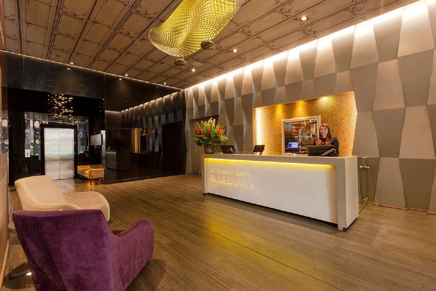 בוגוטה Hotel 100 Luxury Suites By Preferred מראה חיצוני תמונה The lobby of the hotel